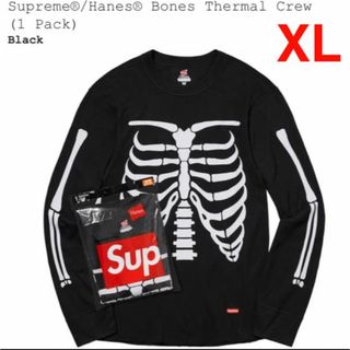 シュプリーム(Supreme)のSupreme Hanes Bones Thermal Crew XL(Tシャツ/カットソー(七分/長袖))