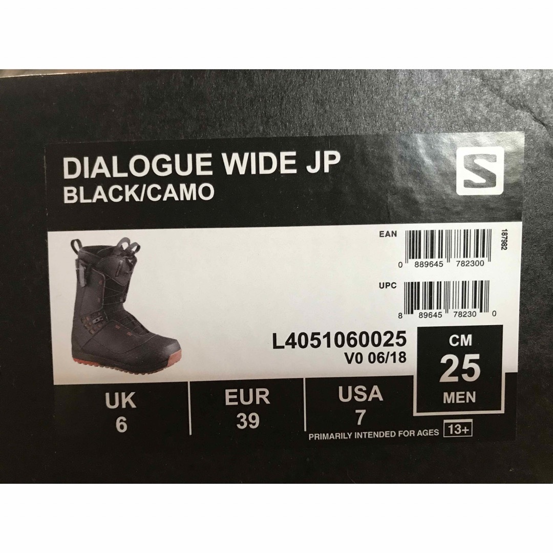 salomonサロモン DIALOGUE WIDE JP 25センチ