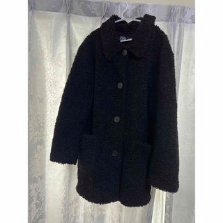 ZARA ボアコート ジャケット