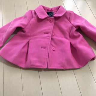 ベビーギャップ(babyGAP)のbabyGAP ピンクコート　90(コート)