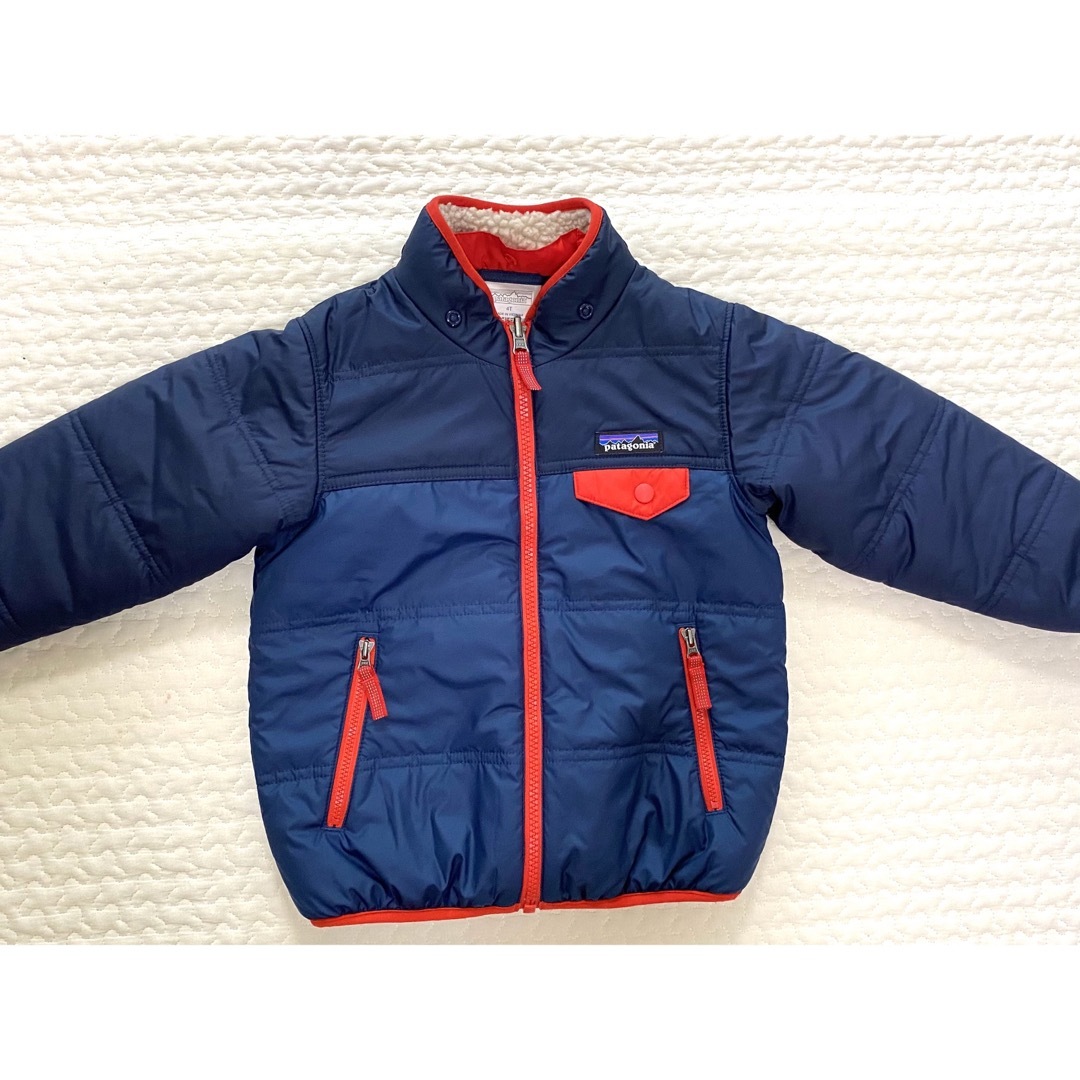 Patagonia  リバーシブルボアジャケットキッズ服男の子用(90cm~)