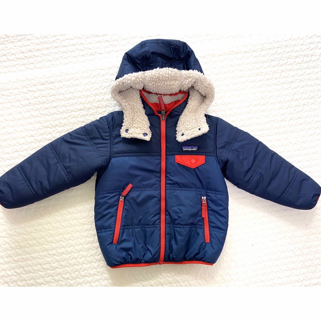 Patagonia  リバーシブルボアジャケットキッズ服男の子用(90cm~)