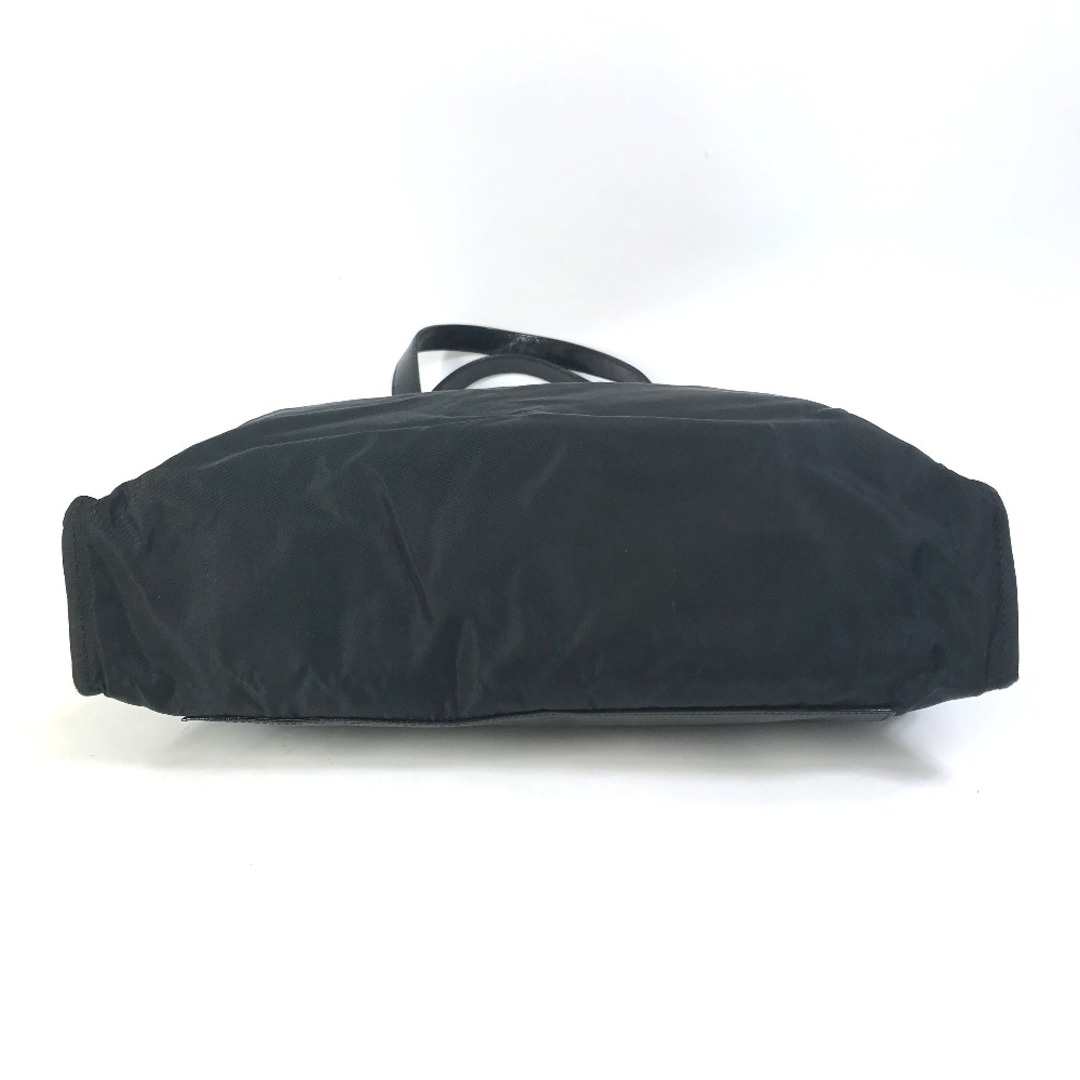 FENDI(フェンディ)のフェンディ FENDI ロゴ金具 トートバッグ カバン 肩掛け ヴィンテージ ショルダーバッグ ナイロン/レザー ブラック レディースのバッグ(ショルダーバッグ)の商品写真