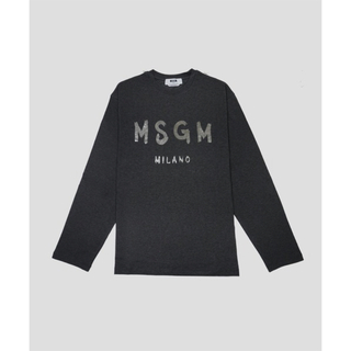 エムエスジイエム(MSGM)のMSGM ブラッシュロゴ ロングスリーブTシャツJapan Exclusive(Tシャツ/カットソー(七分/長袖))