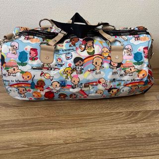 レスポートサック(LeSportsac)の新品タグ付●tokidoki  LeSportsac ボストンバッグ ブルー(ボストンバッグ)