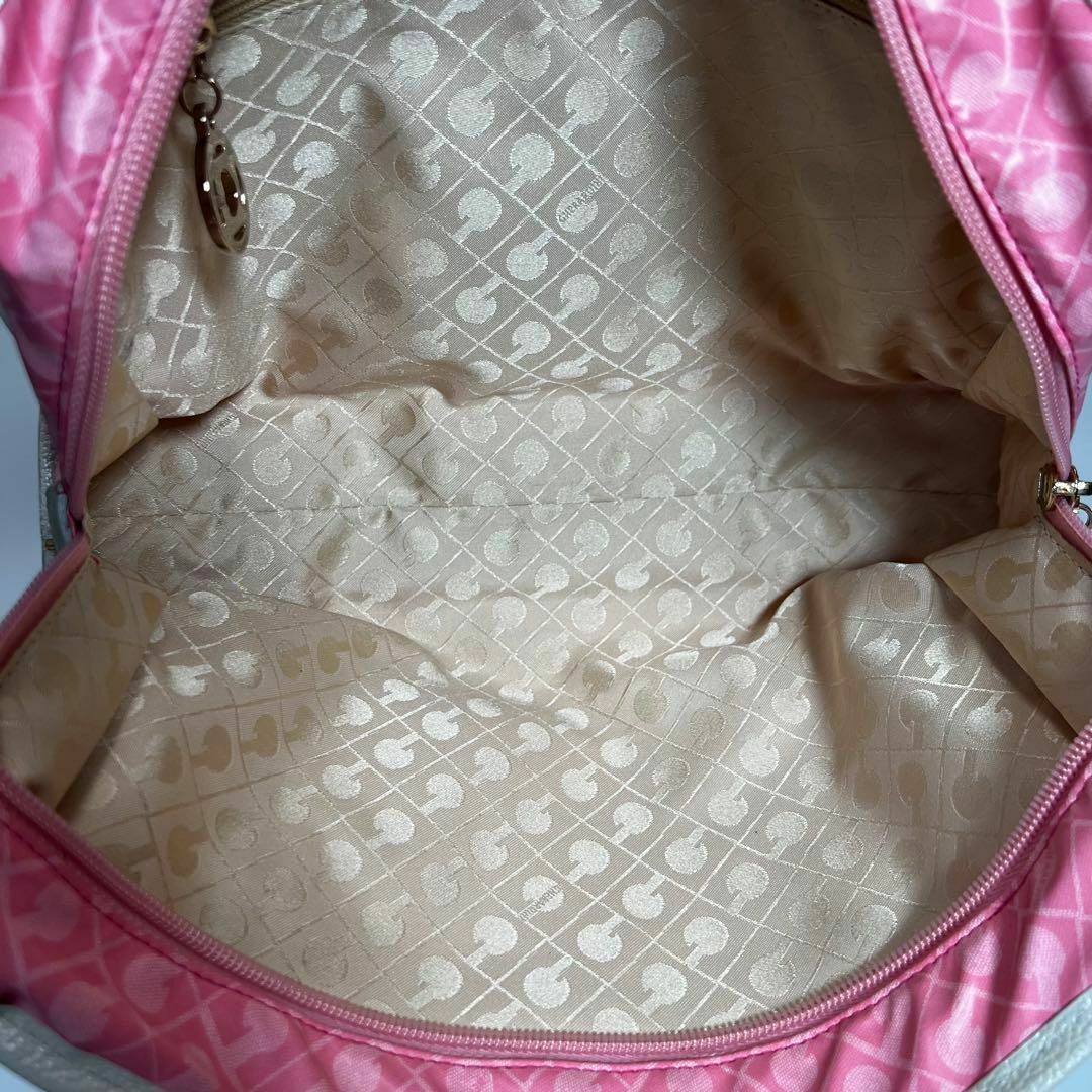 GHERARDINI(ゲラルディーニ)のGHERARDINI ミニボストン ピンク トートバッグ ハンドバッグ 総柄 レディースのバッグ(ボストンバッグ)の商品写真