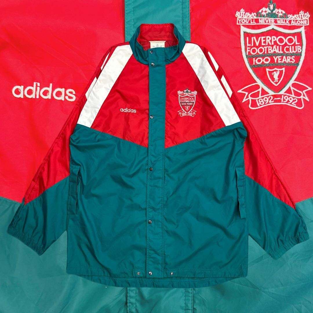 【激レア】リバプール　100周年記念　1992 ナイロンジャケット　adidas | フリマアプリ ラクマ
