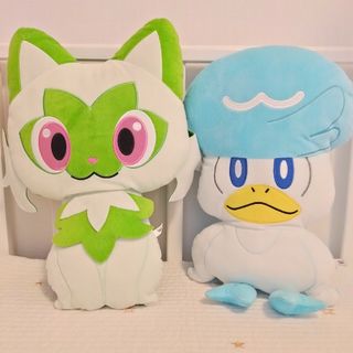 ポケモン(ポケモン)の【非売品】ニャオハ＆クワッスクッション(キャラクターグッズ)