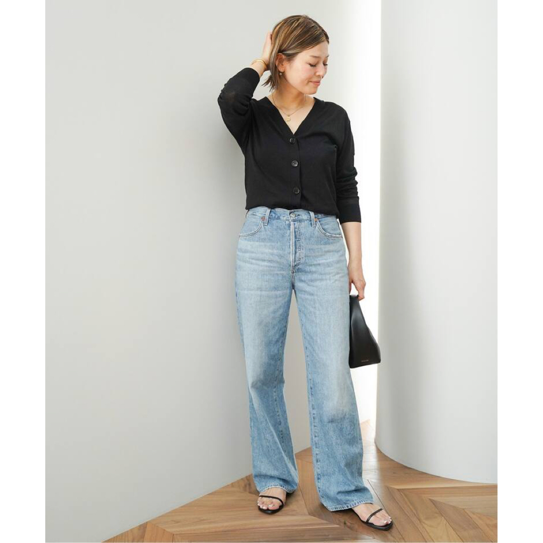 Deuxieme Classe * Semi Sheer Vネック カーディガン