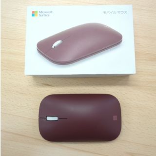 マイクロソフト(Microsoft)のMicrosoft SURFACE MOBILE MOUSE BURGUNDY(PC周辺機器)