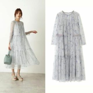 チュールレースフラワーワンピース JILLSTUART