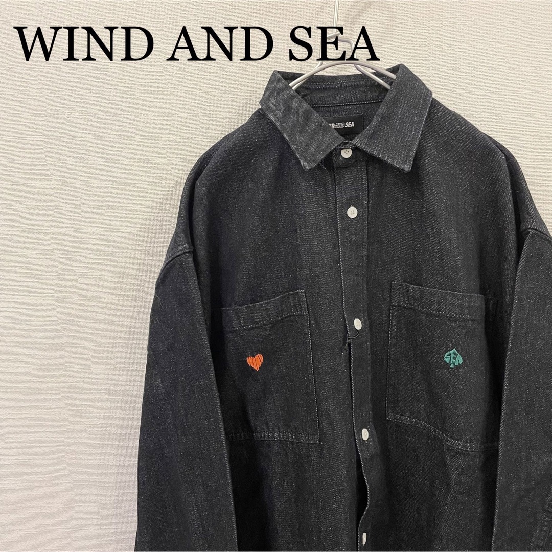 タグ付き WIND AND SEA ウィンダンシー デニム シャツ denim