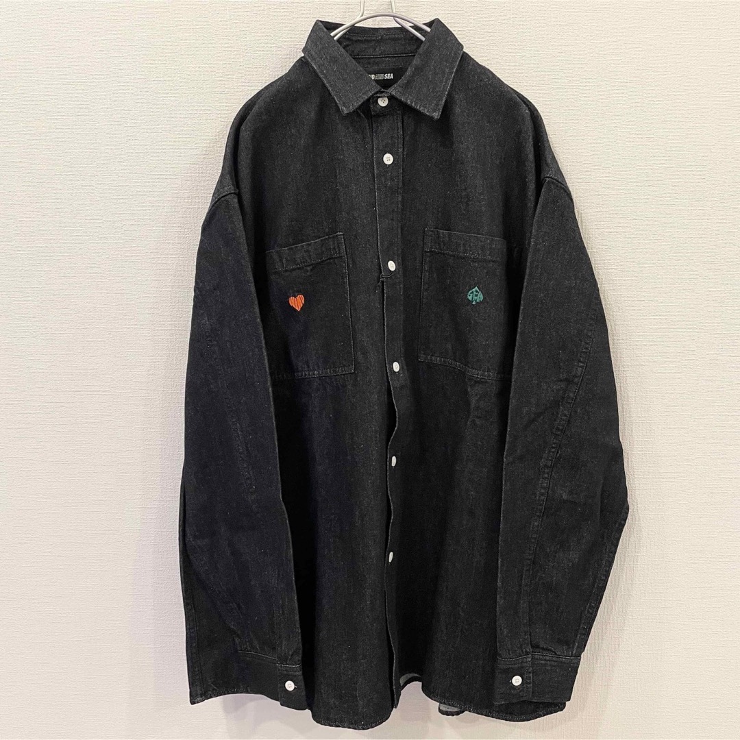 タグ付き WIND AND SEA ウィンダンシー デニム シャツ denim