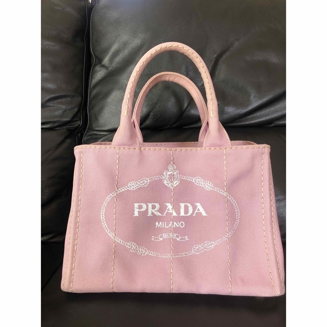 PRADA  プラダ カパナ ピンク S トートバッグ