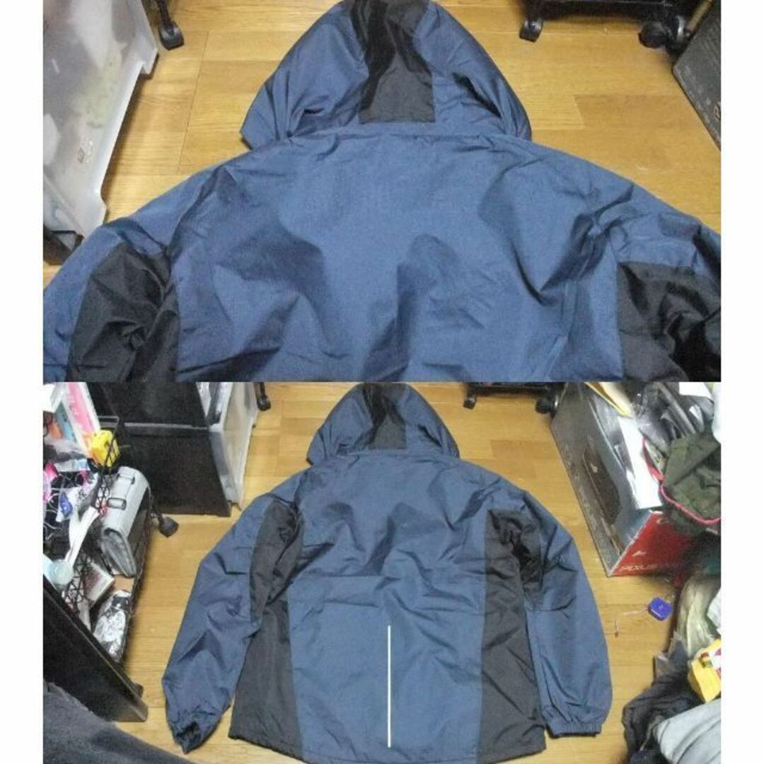 フード取り外し可能 ジャケット 4L 新品黒 ワークマン ふかふか 切替