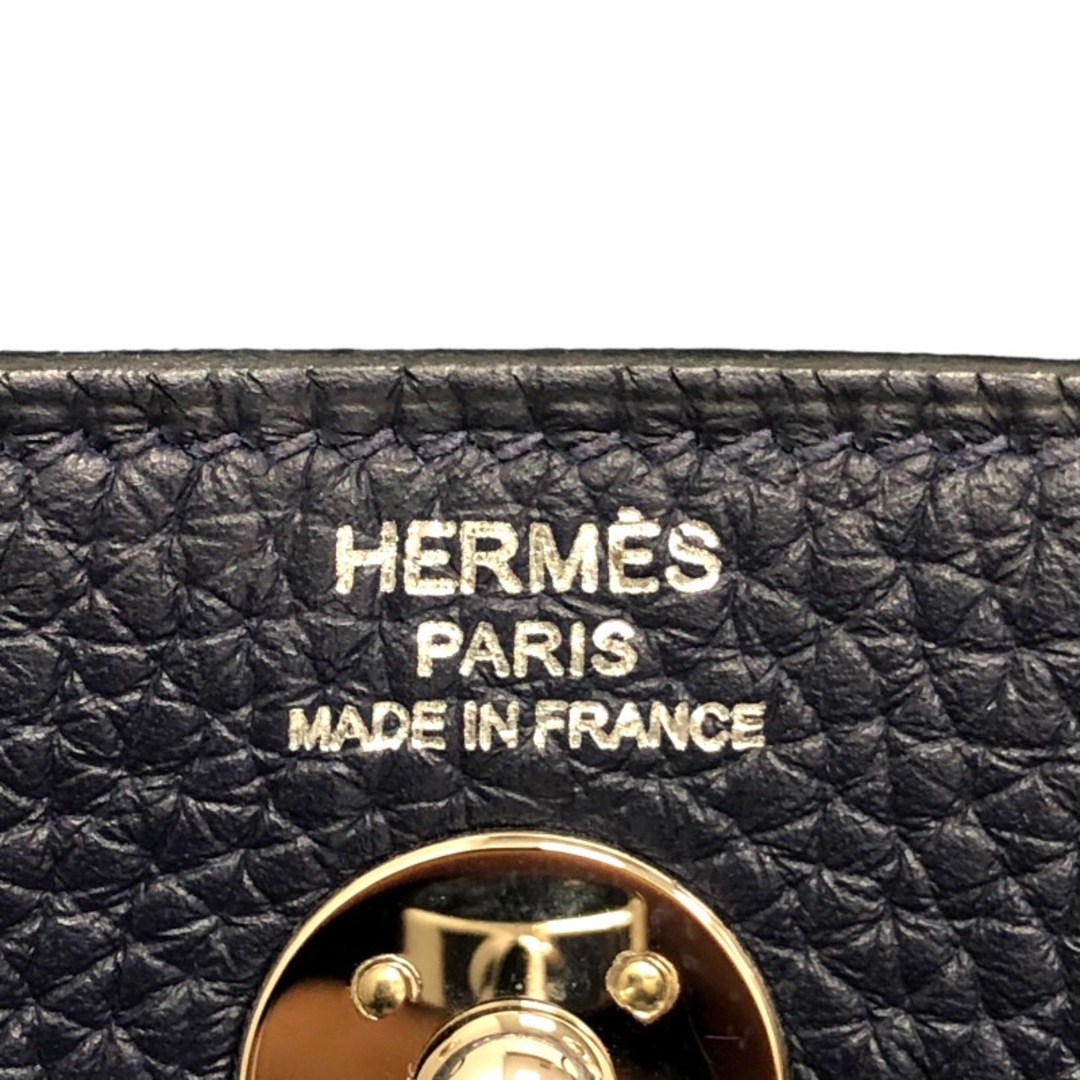 Hermes(エルメス)の　エルメス HERMES リンディ ミニ Ｕ刻 ブルーニュイ シルバー金具 トリヨンクレマンス レディース ショルダーバッグ レディースのバッグ(ショルダーバッグ)の商品写真