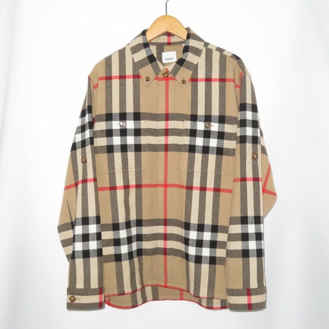 BURBERRY - BURBERRY LONDON ENGLAND 22aw VINTAGE CHECK BUTTON FRONT 