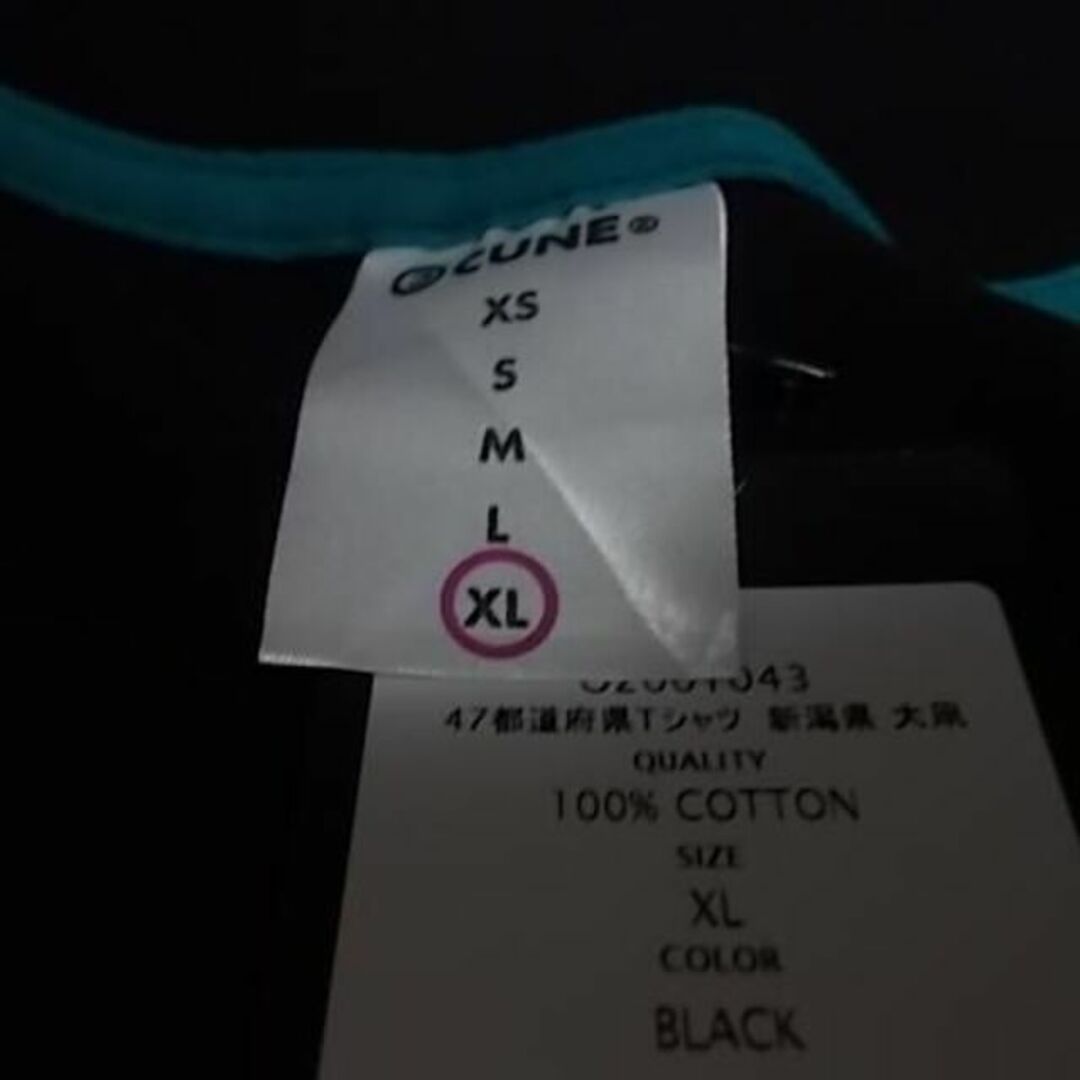 CUNE(キューン)の新品 cune キューン 新潟県 Tシャツ XL 47都道府県旅行にいったつもり メンズのトップス(Tシャツ/カットソー(半袖/袖なし))の商品写真