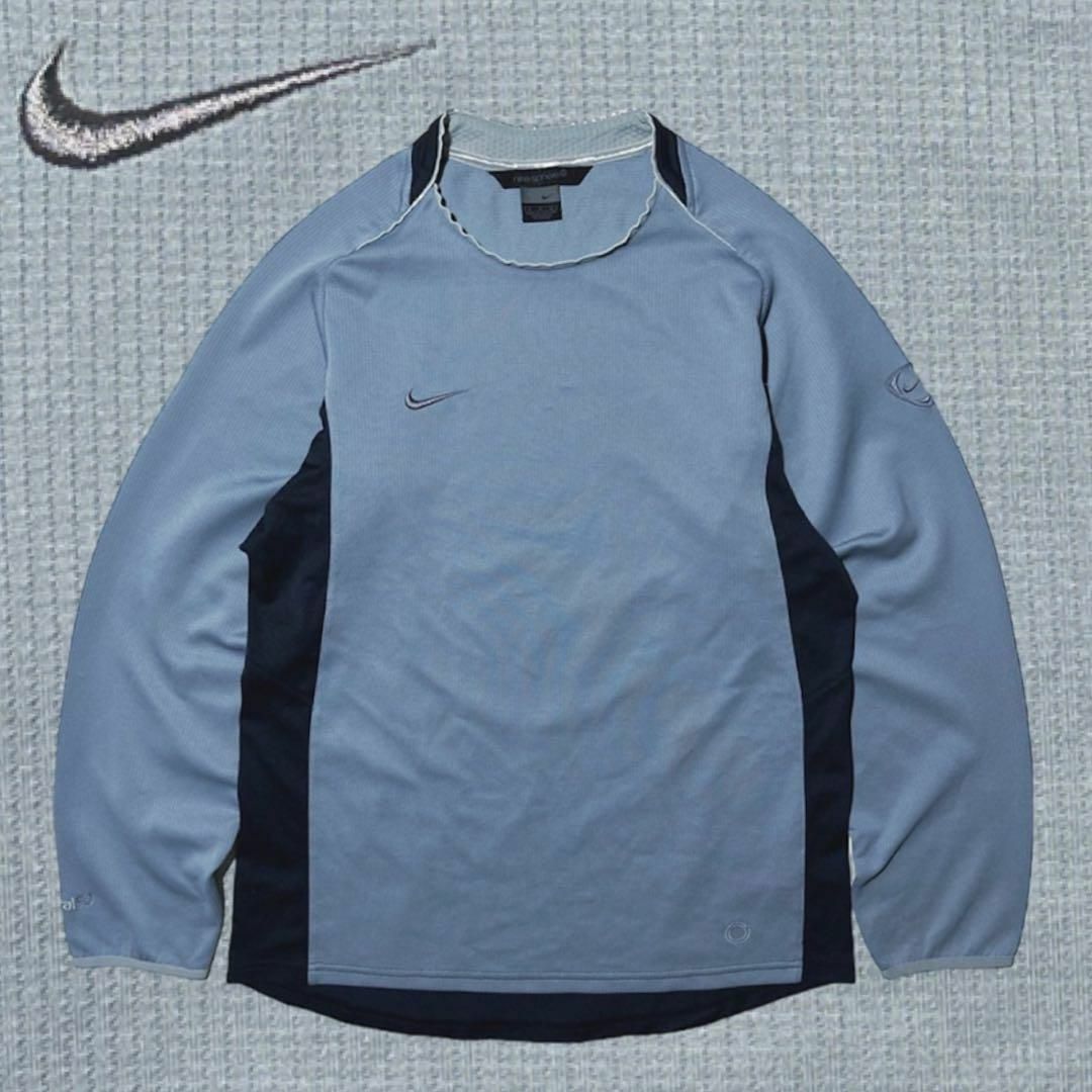 NIKE sphere total90 00s y2k 長袖Tシャツ　ブルー