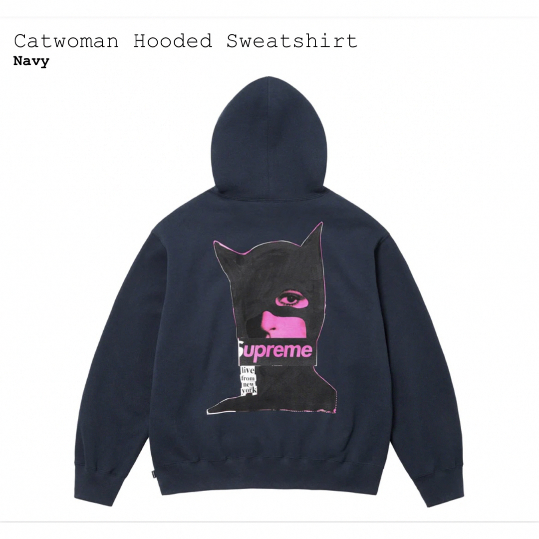 supreme catwoman hooded swatshirt