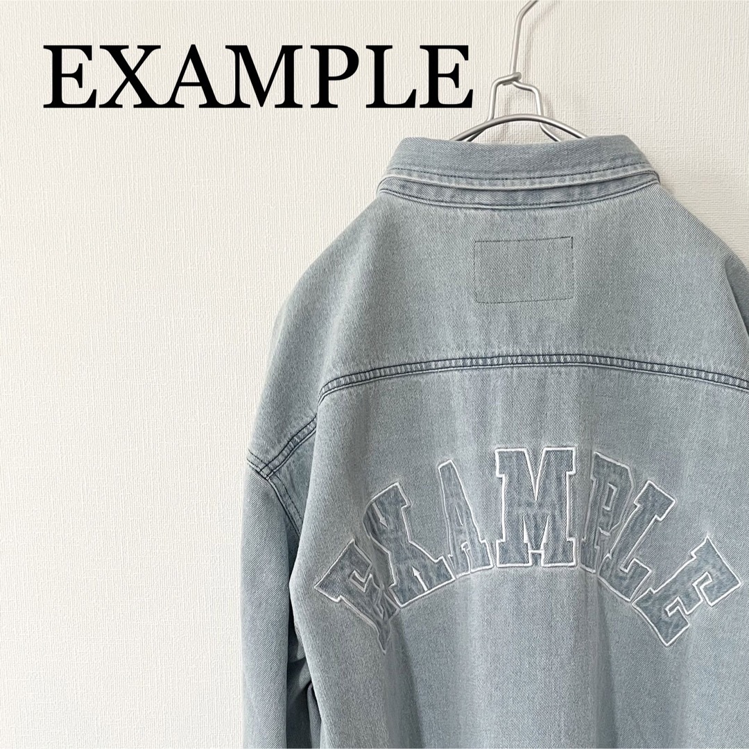 EXAMPLE エグザンプル デニム シャツ DENIM SHIRTS メンズのトップス(シャツ)の商品写真