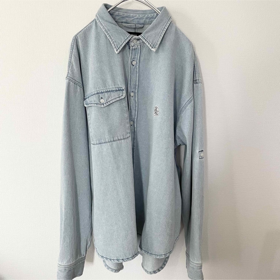 EXAMPLE エグザンプル デニム シャツ DENIM SHIRTS メンズのトップス(シャツ)の商品写真