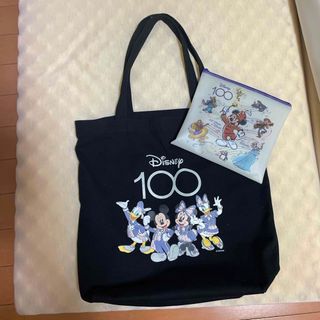 Disney - お値下げしました。ディズニー100周年トートバッグの通販