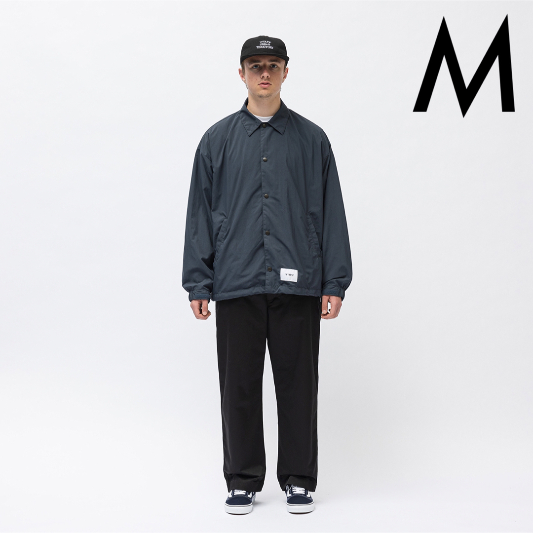 Mカラー23AW M WTAPS CHIEF JACKET ネイビー コーチジャケット