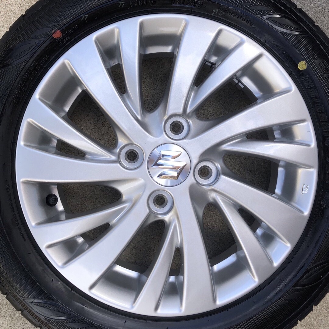 スズキ - スペーシアカスタム純正 155/65R14  75S  バリ山  ヒゲあり