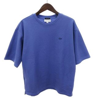 ラコステ(LACOSTE)のラコステ 美品 B&Y別 Tシャツ カットソー ロゴ ブルー 系 M ■SM1(Tシャツ/カットソー(半袖/袖なし))