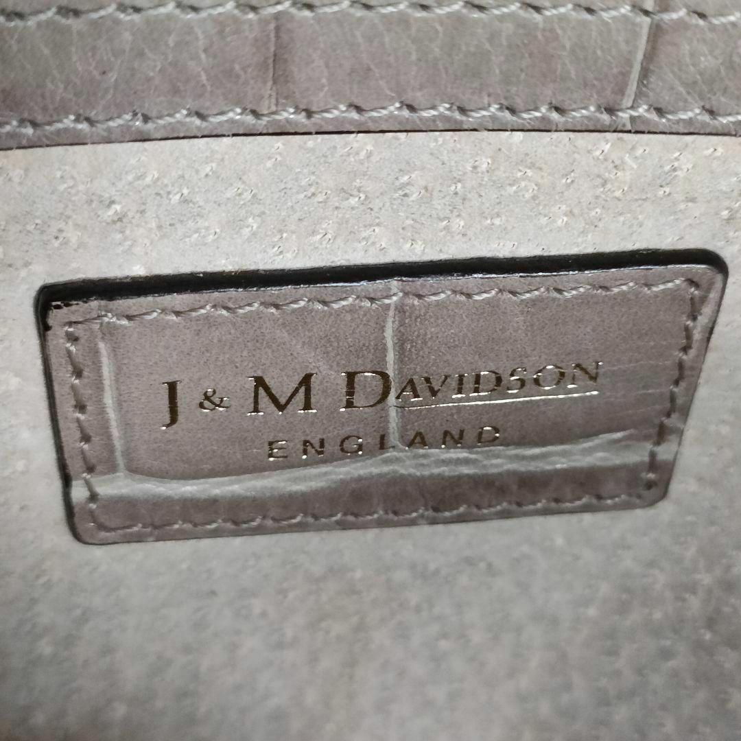 J&M DAVIDSON(ジェイアンドエムデヴィッドソン)の美品 ジェイアンドエムデヴィッドソン クロコダイル型押しレザー トートバッグ レディースのバッグ(トートバッグ)の商品写真