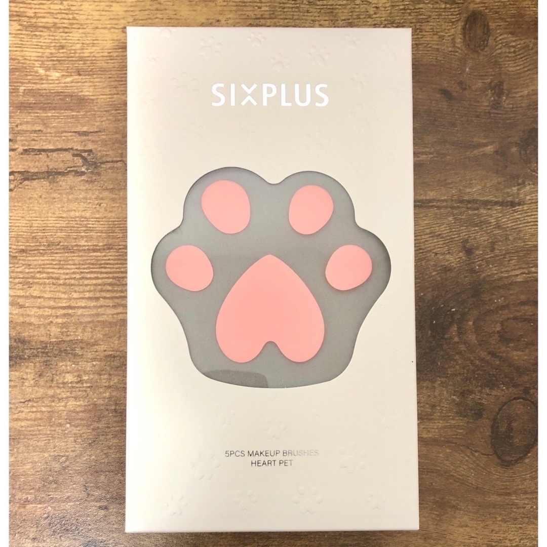 SIXPLUS - SIXPLUS猫の手メイクブラシ5本セット＋SIXPLUS携帯用メイク ...