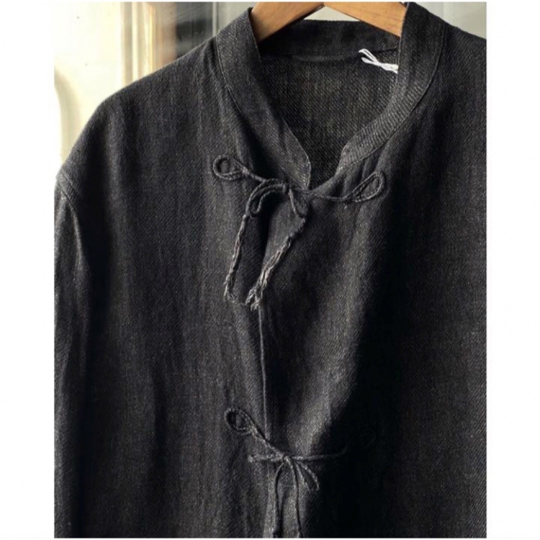 COMOLI - COMOLI スタンドカラーリネンジャケット linen jacket 3の