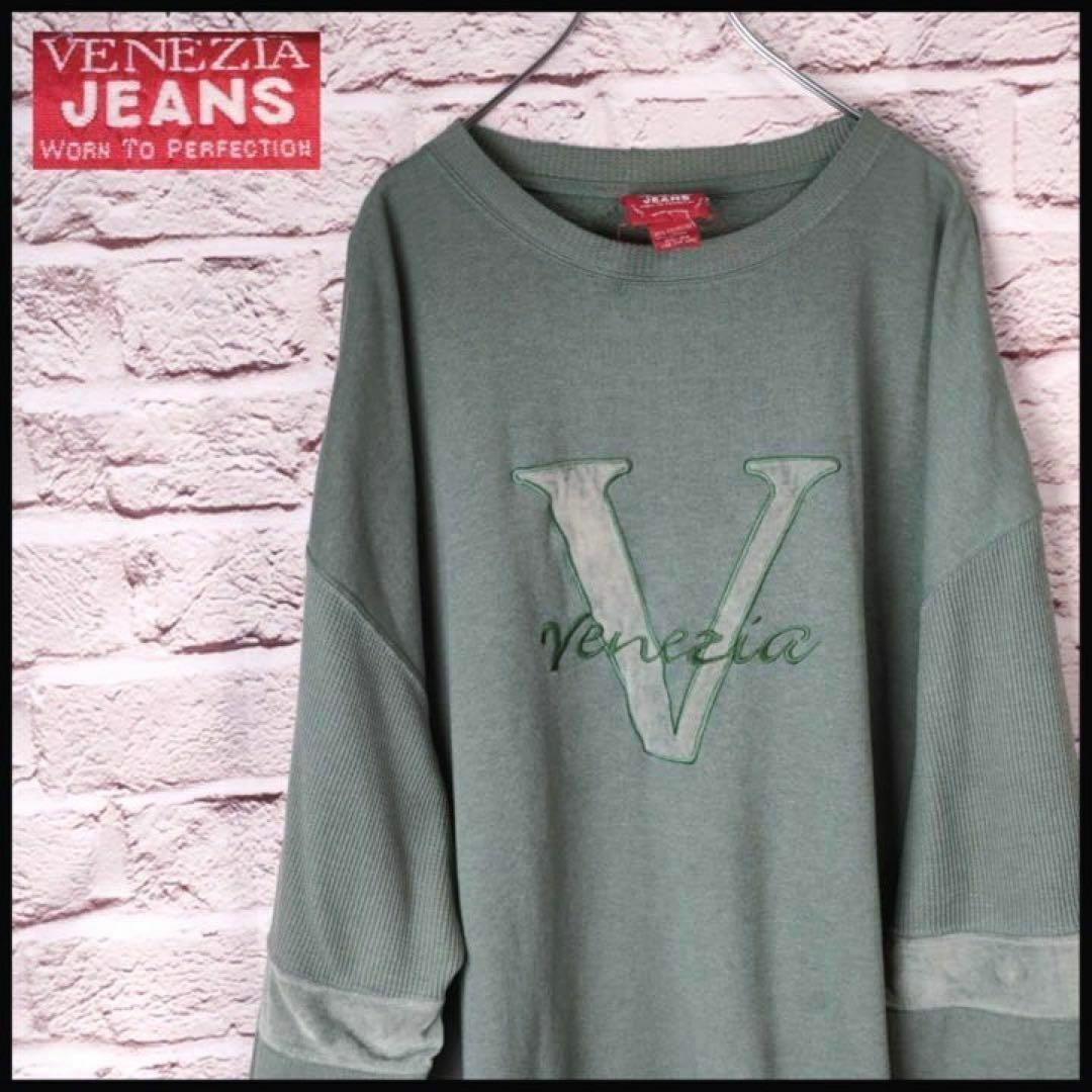 VENEZIA JEANS　トレーナー　オーバーサイズ　メンズ　レディース レディースのトップス(トレーナー/スウェット)の商品写真