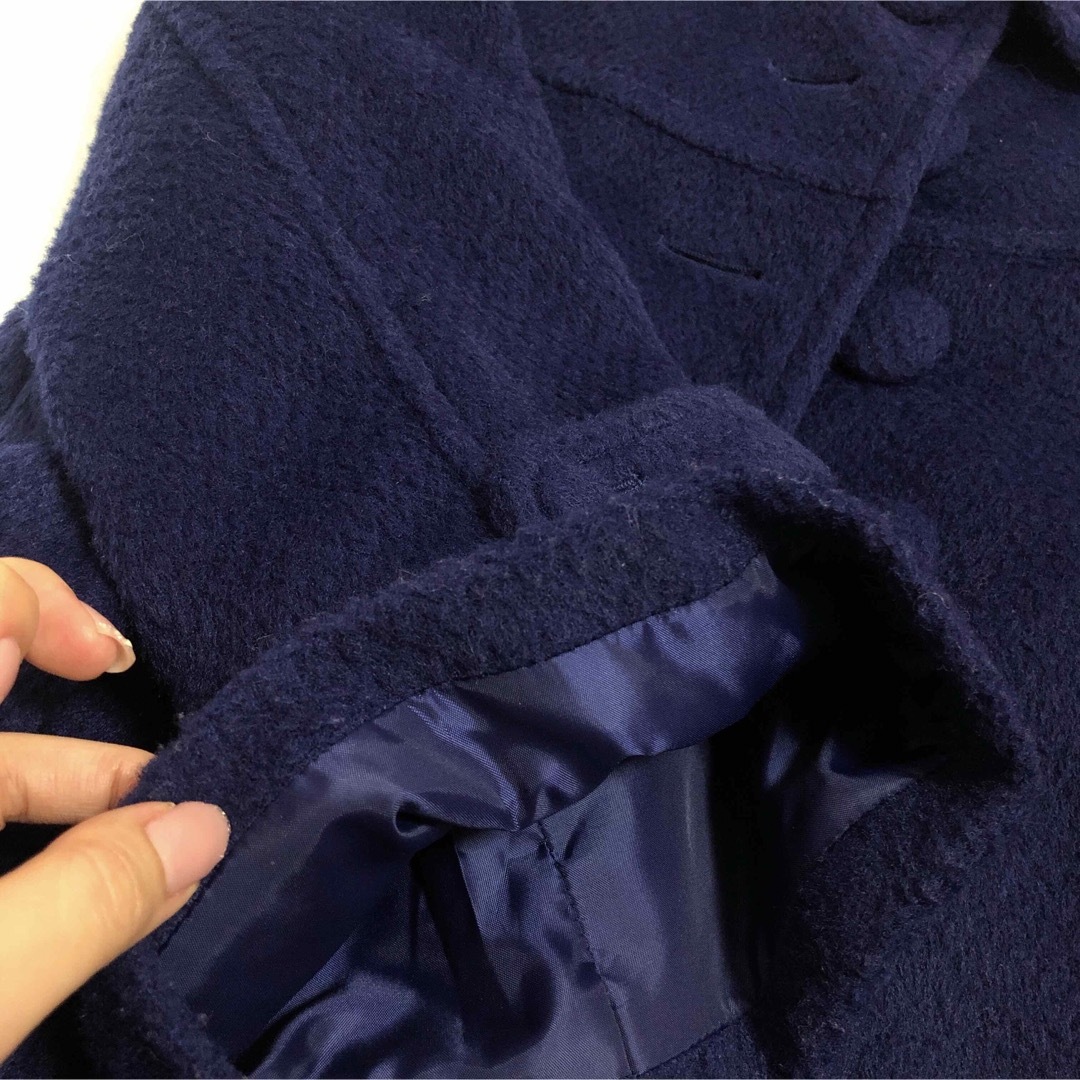 axes femme(アクシーズファム)のアクシーズファム　紫　コート レディースのジャケット/アウター(ピーコート)の商品写真