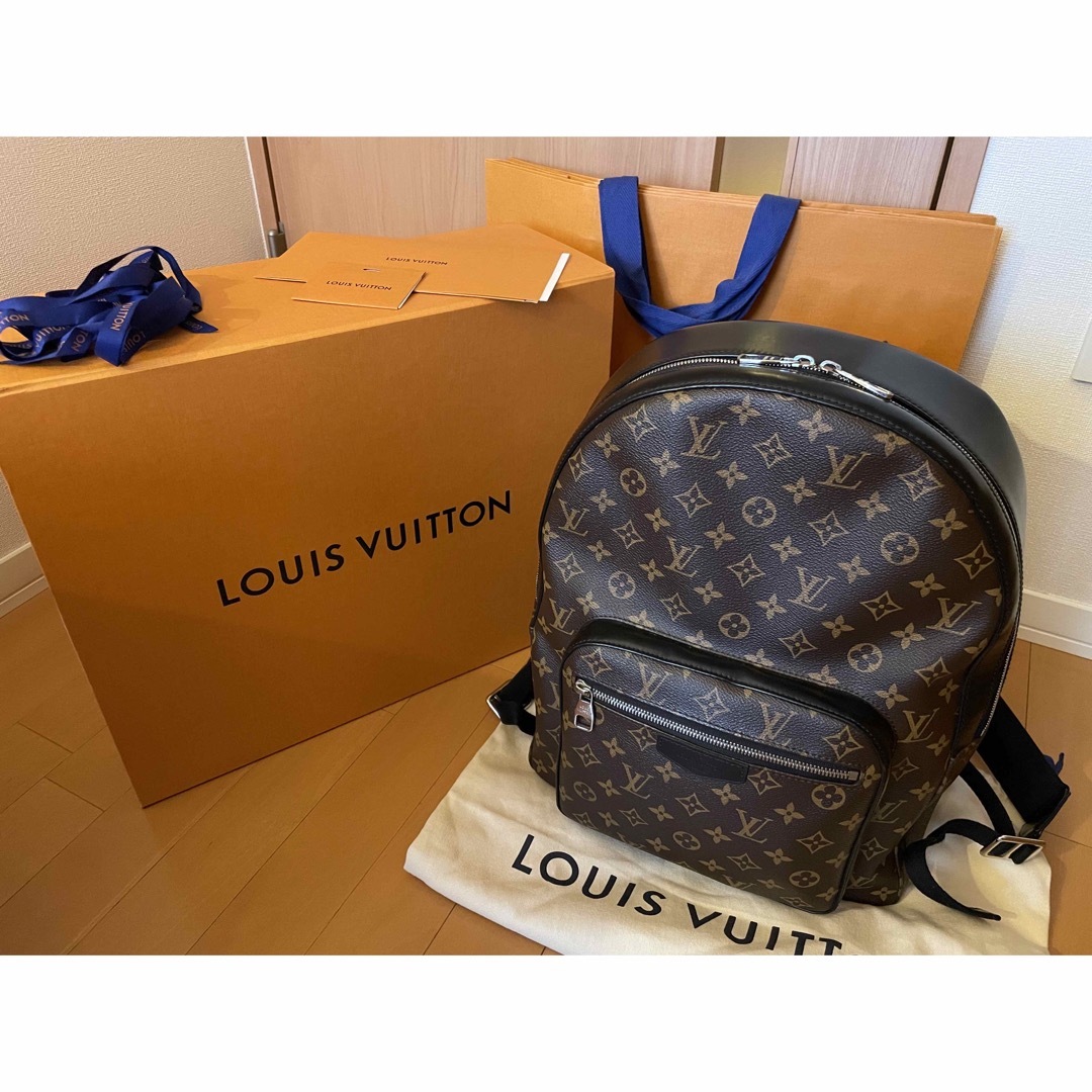 LOUIS VUITTON(ルイヴィトン)のルイヴィトン ジョッシュ バックパック リュックサック マカサー モノグラム メンズのバッグ(バッグパック/リュック)の商品写真