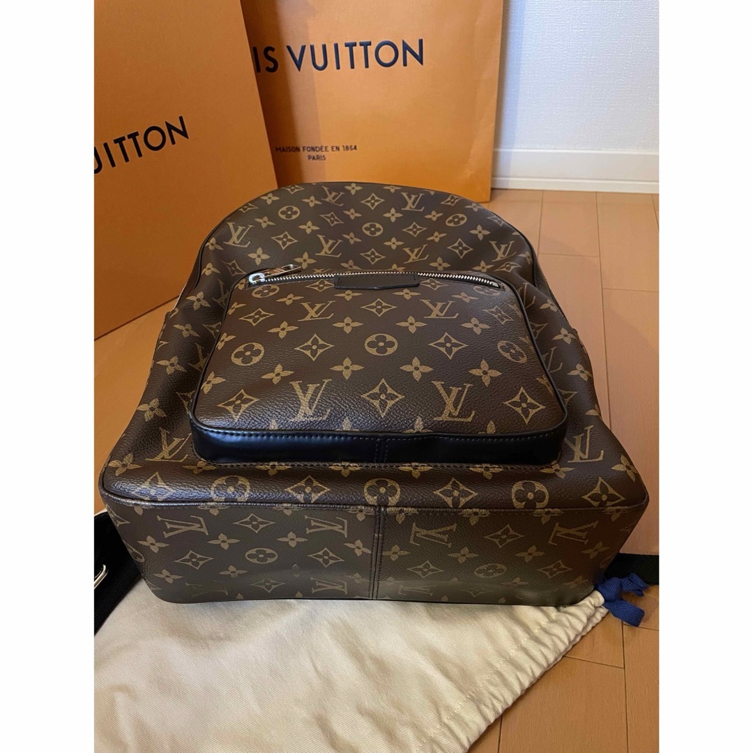 LOUIS VUITTON(ルイヴィトン)のルイヴィトン ジョッシュ バックパック リュックサック マカサー モノグラム メンズのバッグ(バッグパック/リュック)の商品写真