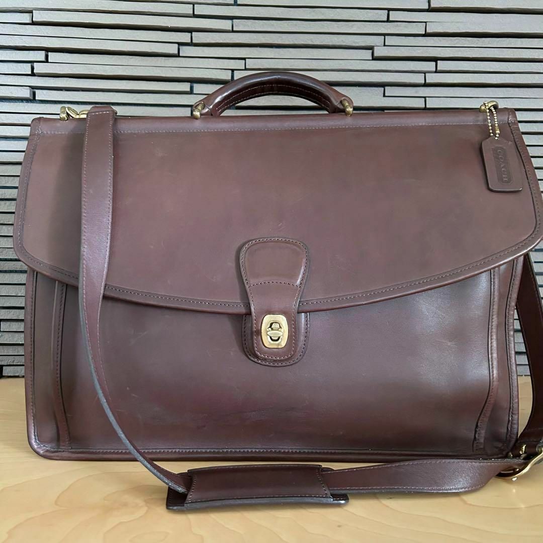 コーチ COACH オールドコーチ ビジネスバッグ ウィリス 2way ブラウン-