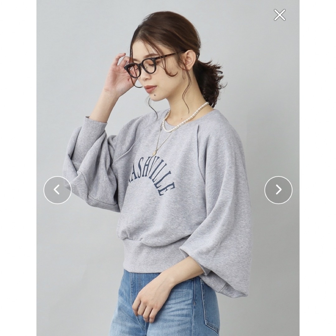 新品 【GOOD ROCK SPEED】クロップド丈スウェット グレー