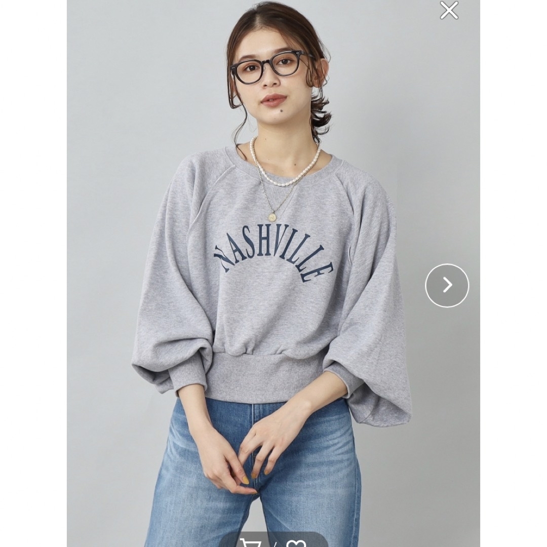 新品 【GOOD ROCK SPEED】クロップド丈スウェット グレー