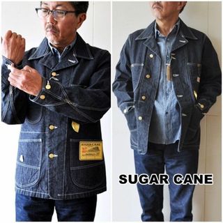 美品！SUGAR CANE アシンメトリーカバーオール！日本製！