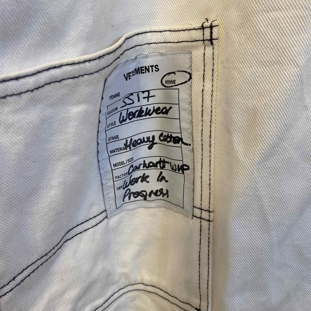 ノーブランド　デニムジャケット　オーバーサイズ メンズのジャケット/アウター(Gジャン/デニムジャケット)の商品写真