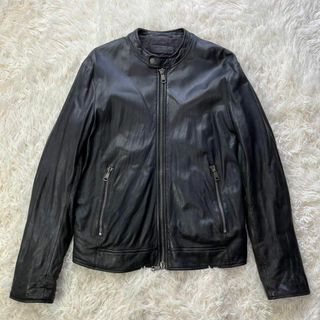 REHARD ローズバット レザージャケット ライダース シングル ブラック