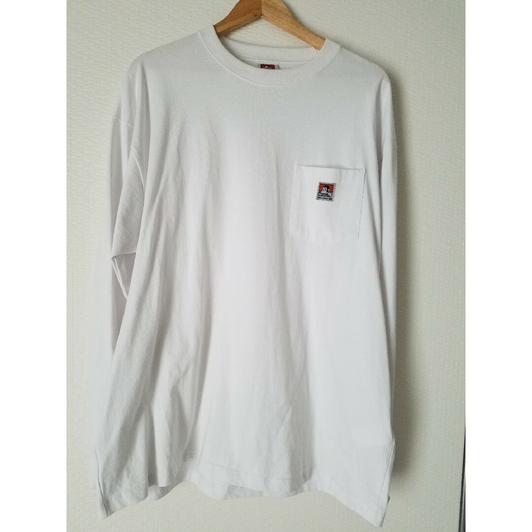 BEN DAVIS(ベンデイビス)のBEN DAVIS ベンデイビス　ﾜｲﾄﾞｼﾙｴｯﾄ　ﾛﾝｸﾞTｼｬﾂ メンズのトップス(Tシャツ/カットソー(七分/長袖))の商品写真