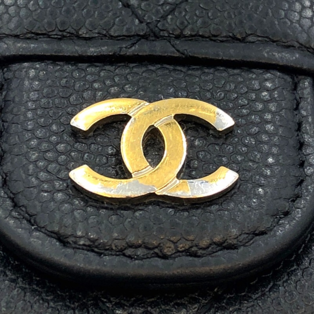 CHANEL(シャネル)の　シャネル CHANEL スモールフラップ ウォレット AP0230 ブラック ゴールド金具 キャビアスキン レディース 三つ折り財布 レディースのファッション小物(財布)の商品写真