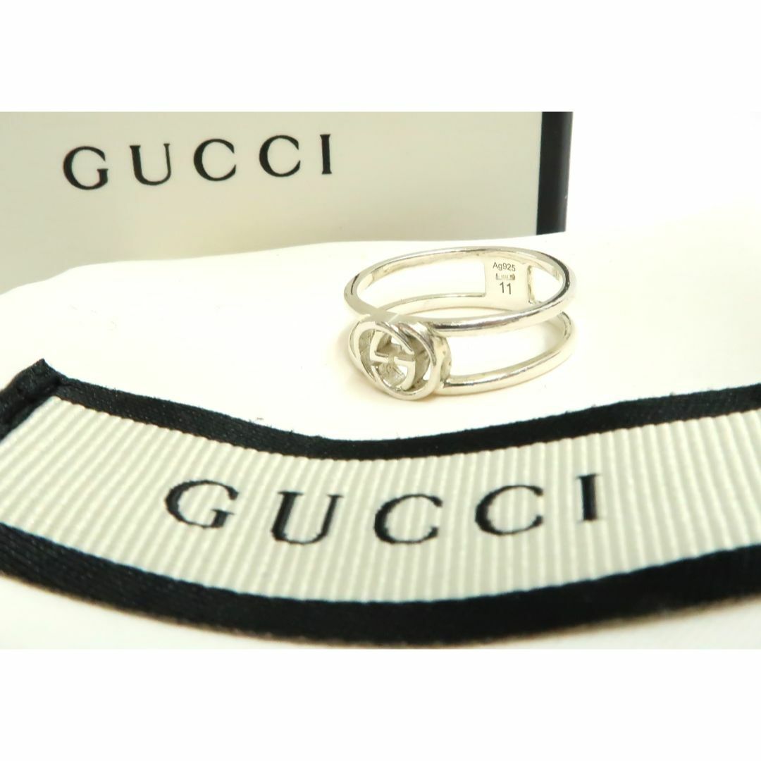 Gucci(グッチ)のグッチ　リング　GGロゴ　11号　SV925　レディース　　18672713 レディースのアクセサリー(リング(指輪))の商品写真