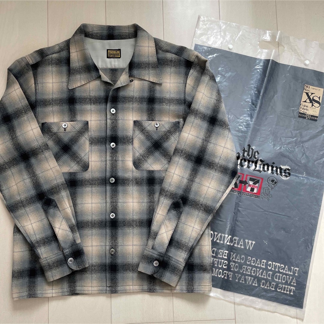 TENDERLOIN(テンダーロイン)の【極美品】テンダーロイン 08AW T-WOOL オンブレチェック キムタク メンズのトップス(シャツ)の商品写真