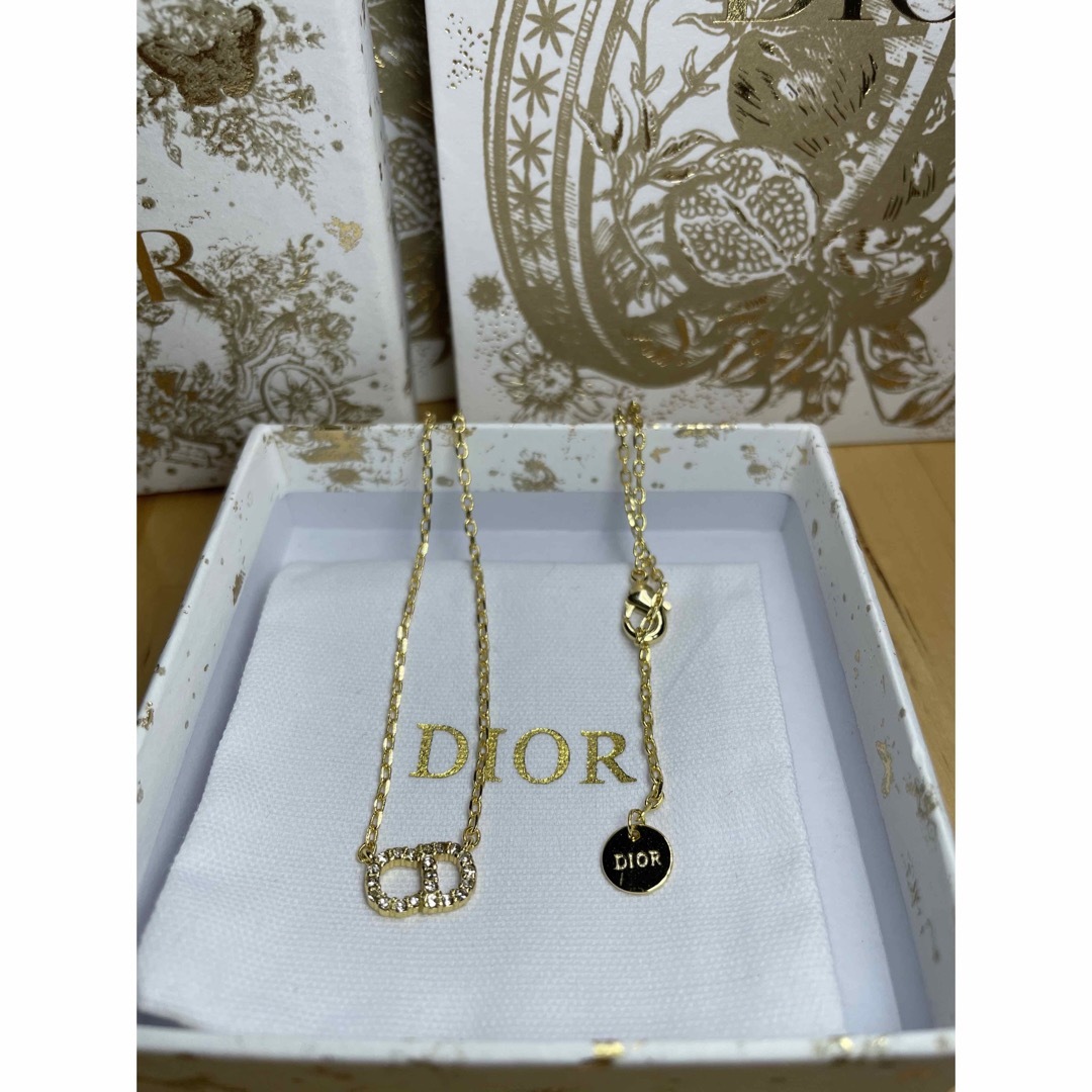 DIOR ネックレス　ゴールド