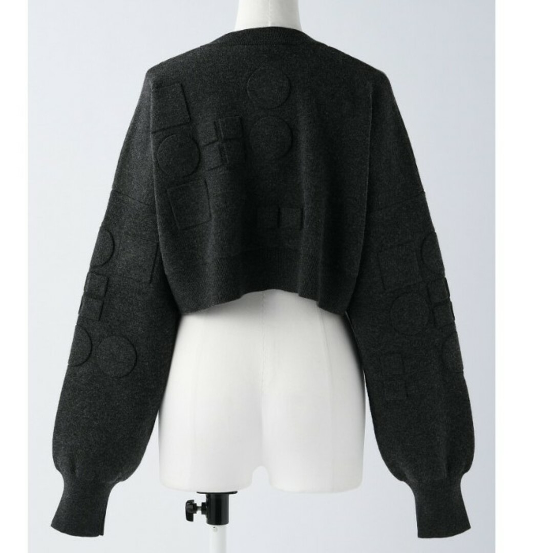 O EMBOSS CROPPED PULLOVER 1