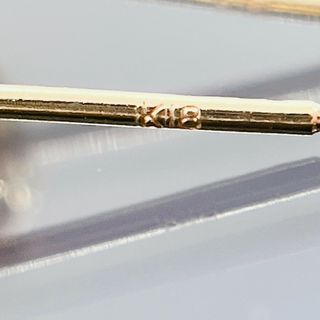 Tキラキラ ピアス イエローダイヤ 計0.929ct K18YG  スタッド